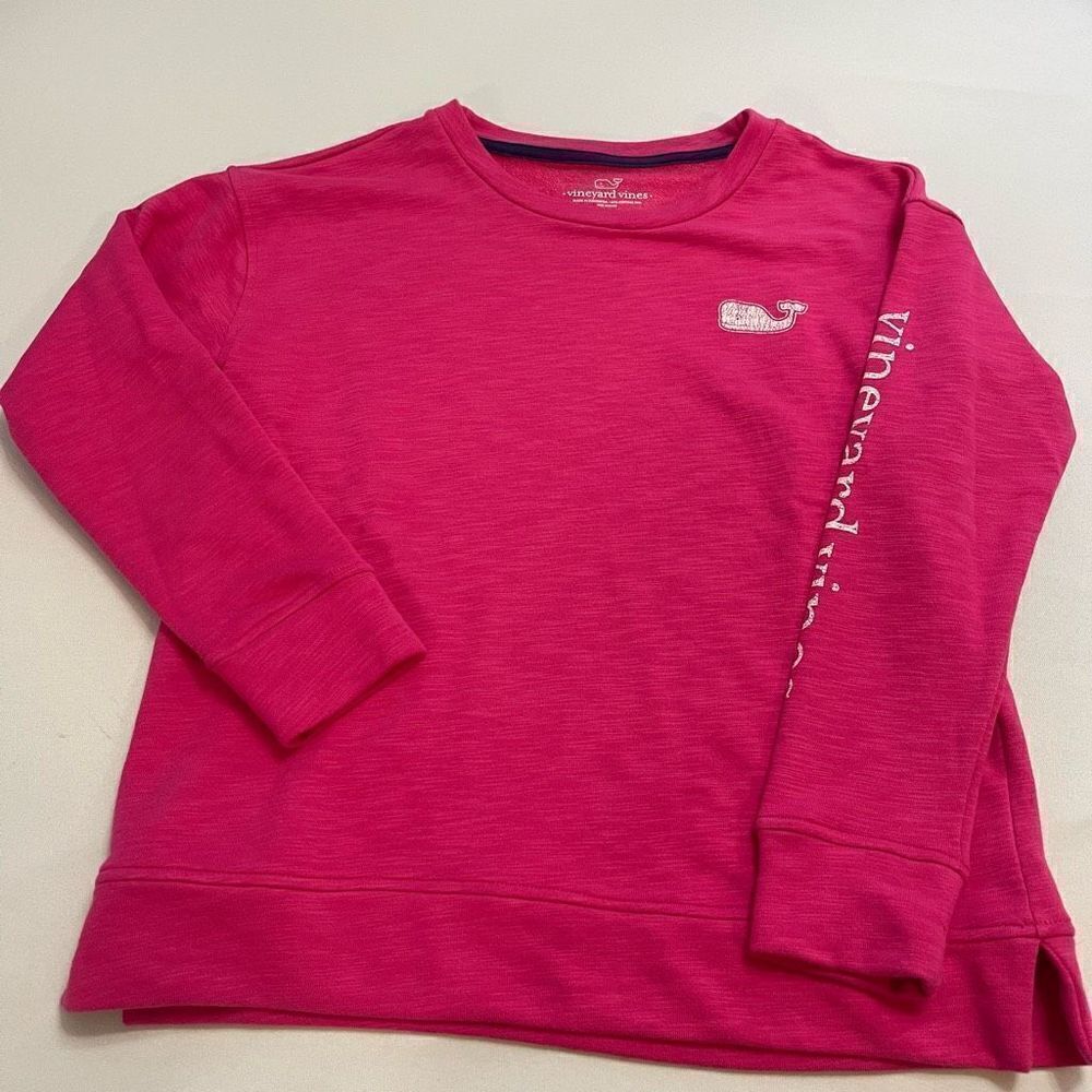 Vineyard Vines Pink Crewneck Long Sleeve Shirt Size XS